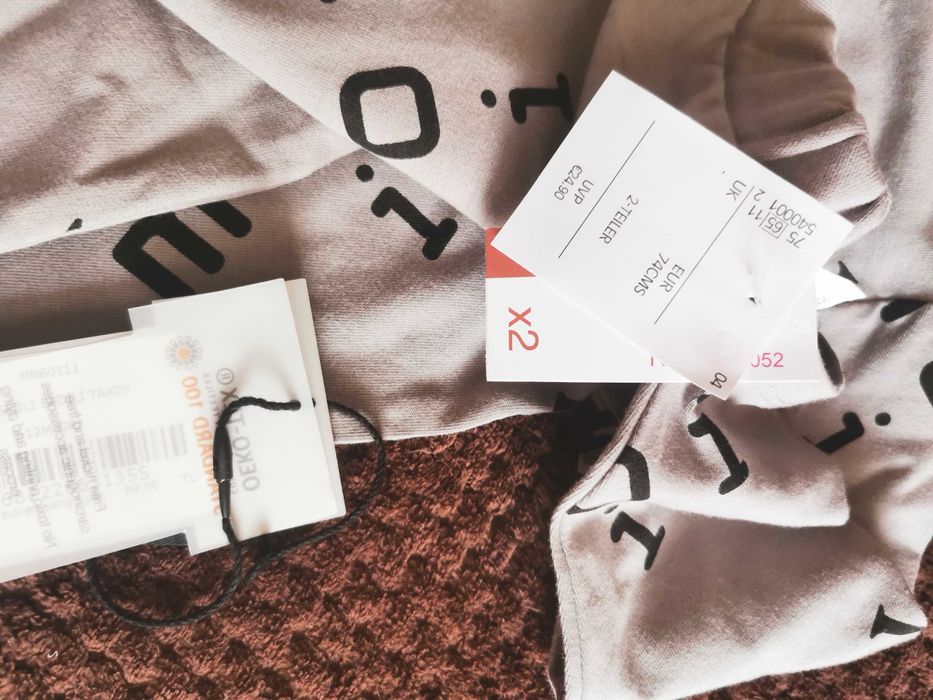 Детски комплект от 2 части за момче 12 м. + 3 чифта чорапи