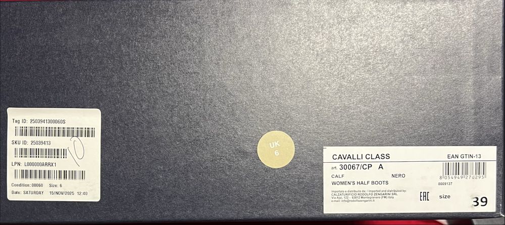 Дамски ботуши / боти Cavalli Class