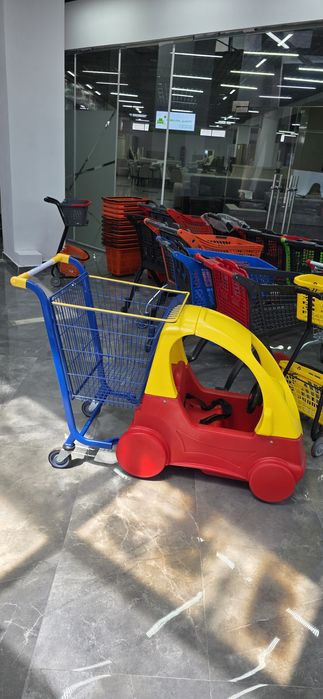 Тележки для маркета в большом ассортименте