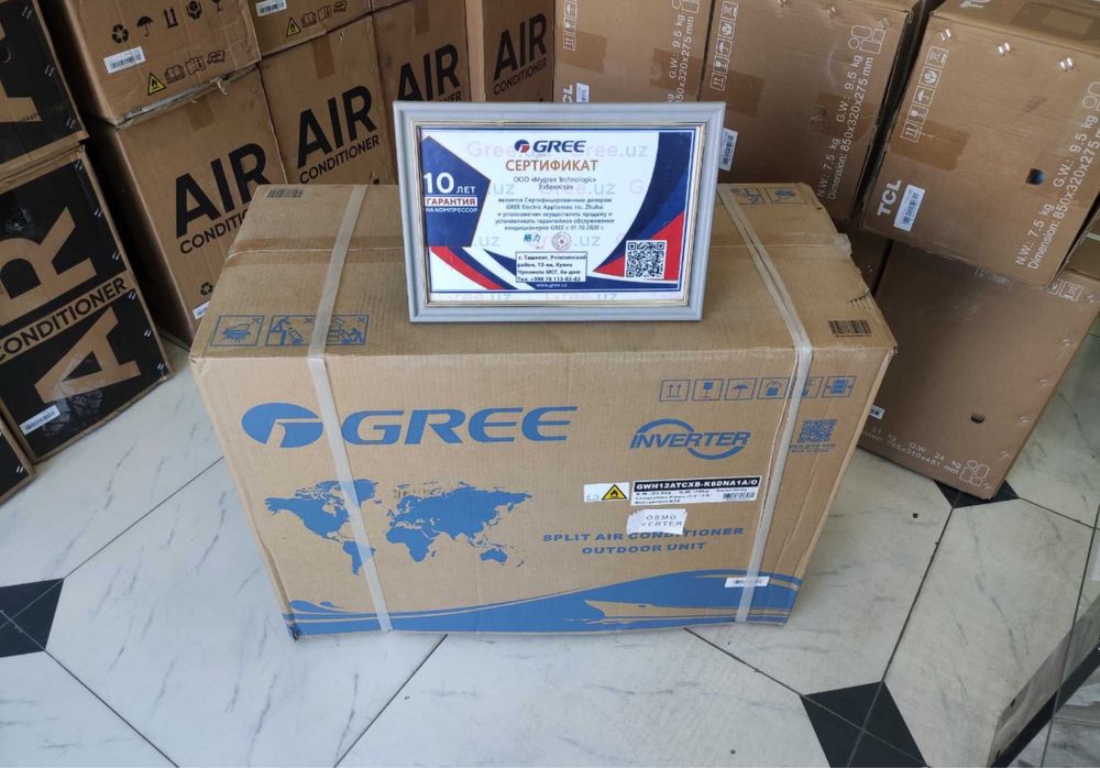 Кондиционер gree-12 оптовая цена доставка бесплатно