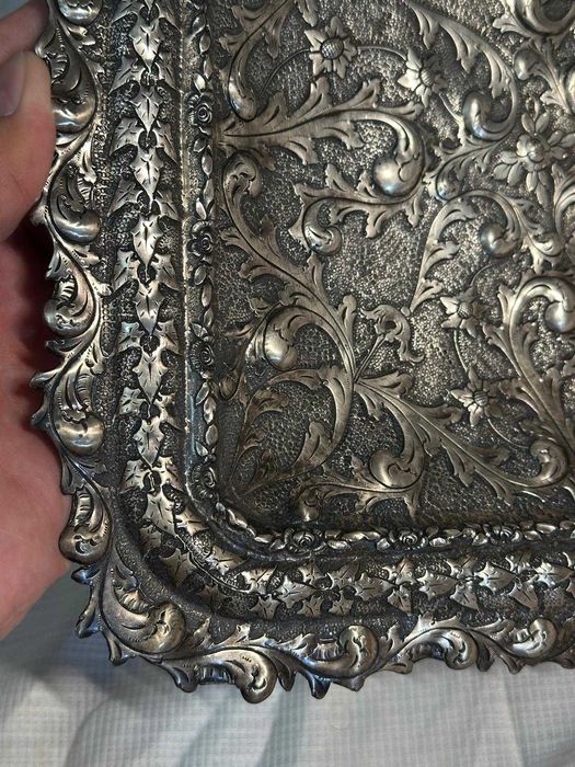 FRUCTIERA ARGINT 800 - Tava - Platou - Bogat Decorata -460g -9.7lei/gr