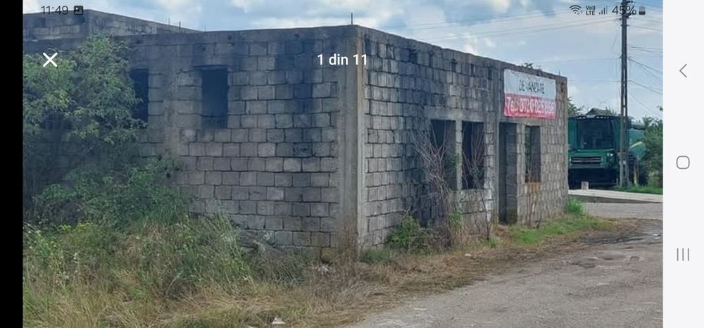 Închiriez casa neterminata de 240 m2 în bacia