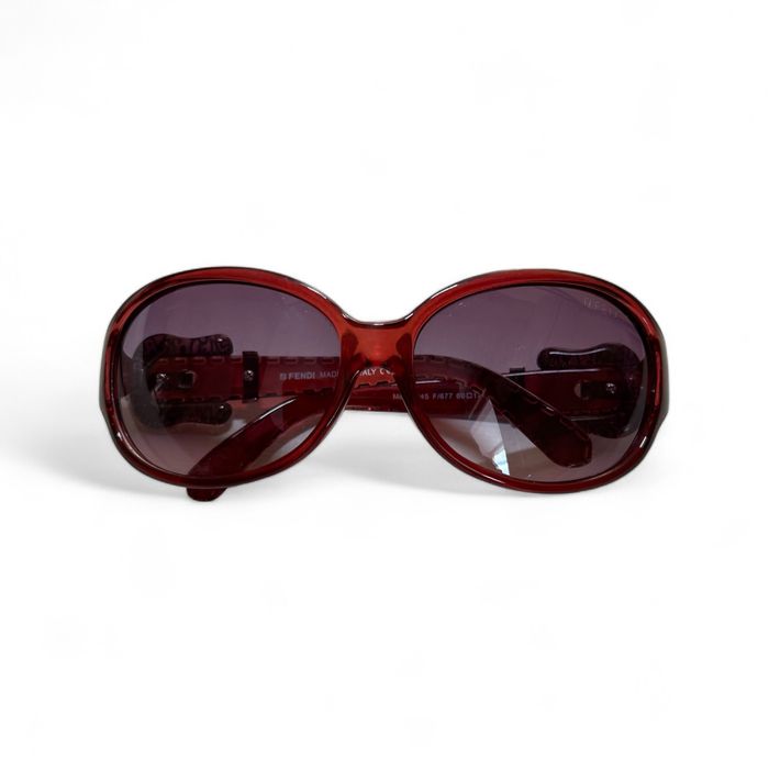 Дамски очила Fendi Buckle Wine Sunglasses