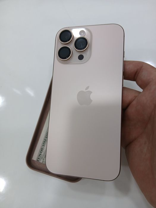 Iphone 16 pro max 256 gb desert titanum 75 sikl yomkost 100%