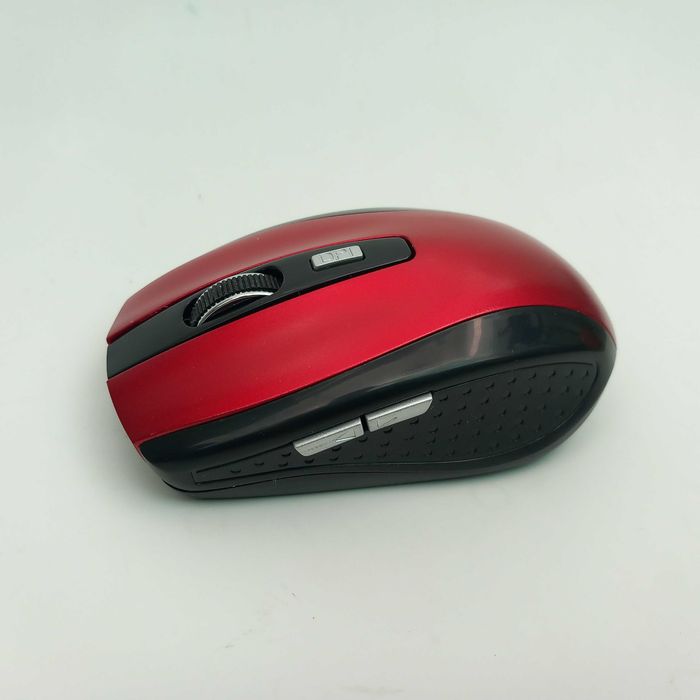 Безжична мишка червена