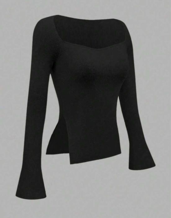 Елегантна черна блузка