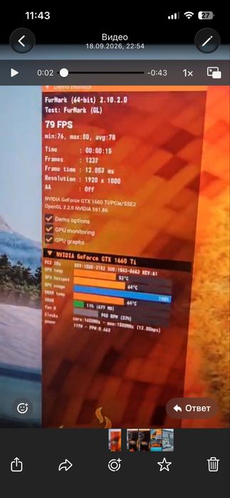 Nvidia GTX 1660 TI 6GB