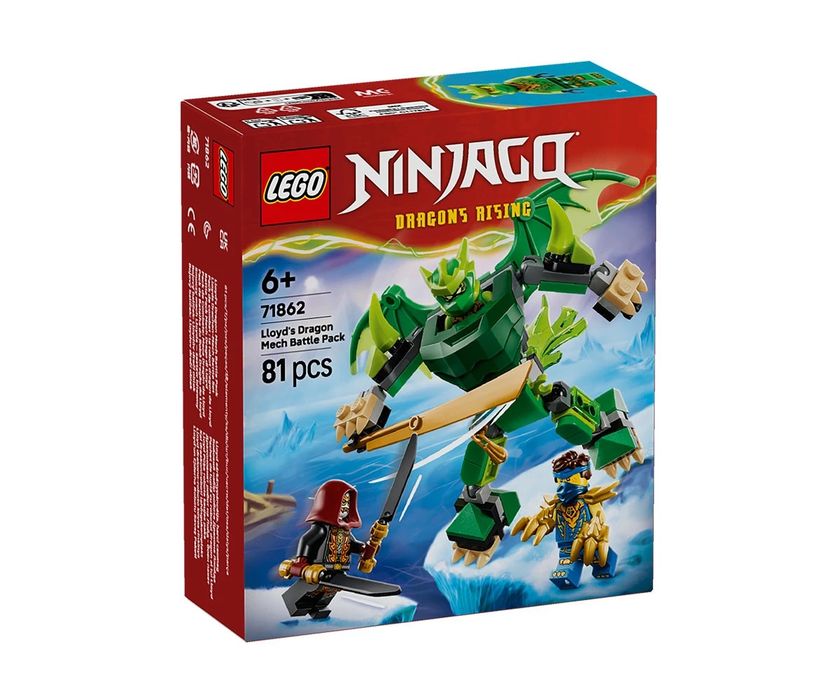 LEGO NINJAGO 71862 - Lloyd's Dragon Mech Battle Pack - Драконовият робот на Лойд - боен пакет