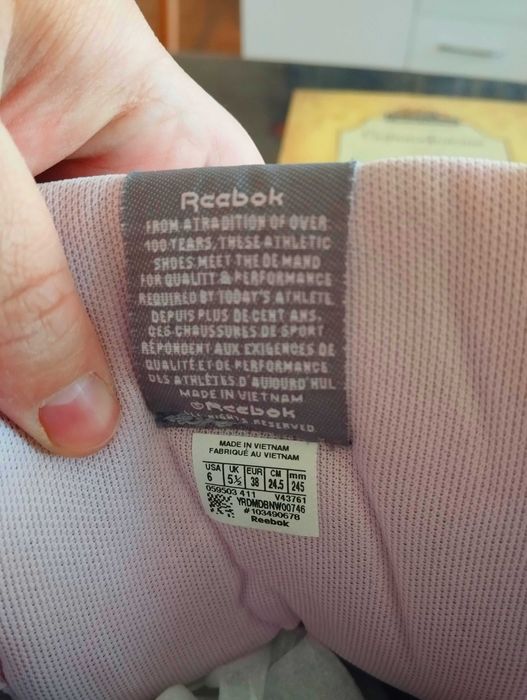 Високи маратонки с цип и връзки Reebok