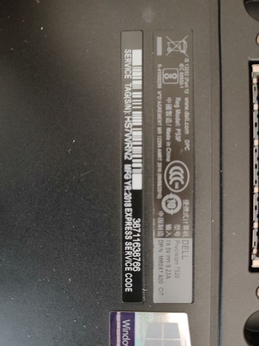 Dell Precision 7520 32GB DDR4