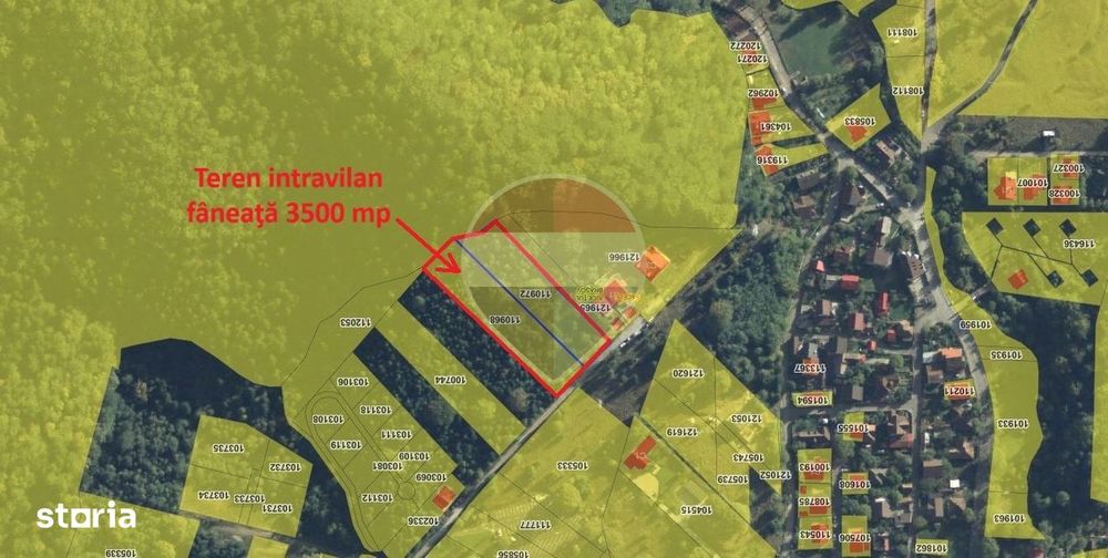 Teren intravilan, 3500 mp, Dâmbu Morii