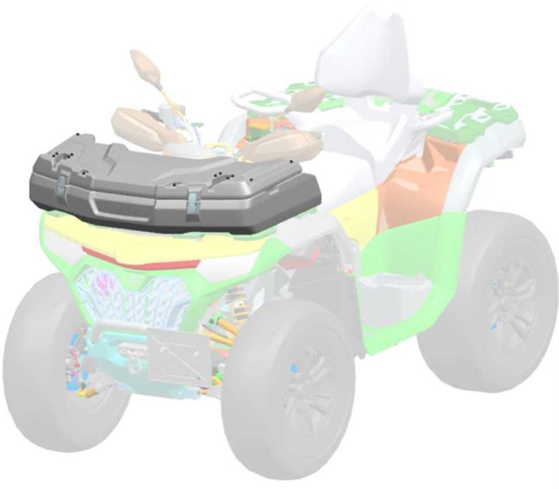 НОВ Преден куфар  CF MOTO X10 X8