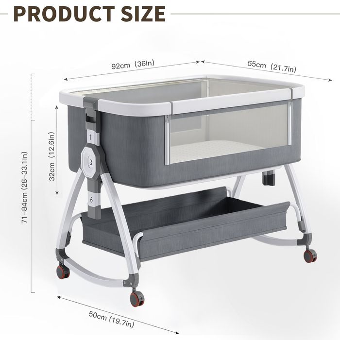 Многофункционално  6в1Бебешко  легло,кошара,люлка