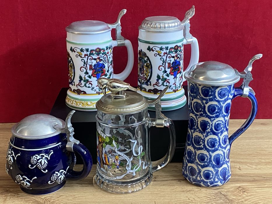 Халби за бира -стъкло ,аркопал и керамика