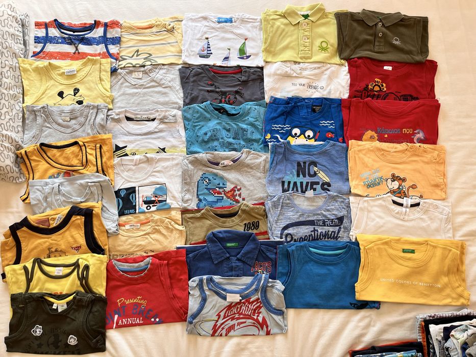 Лот летни дрешки рр 92-98 обувки 25 и 26