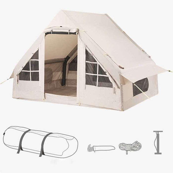 Cort glamping gonflabil PROFESIONAL, 6mp, pompa inclusa