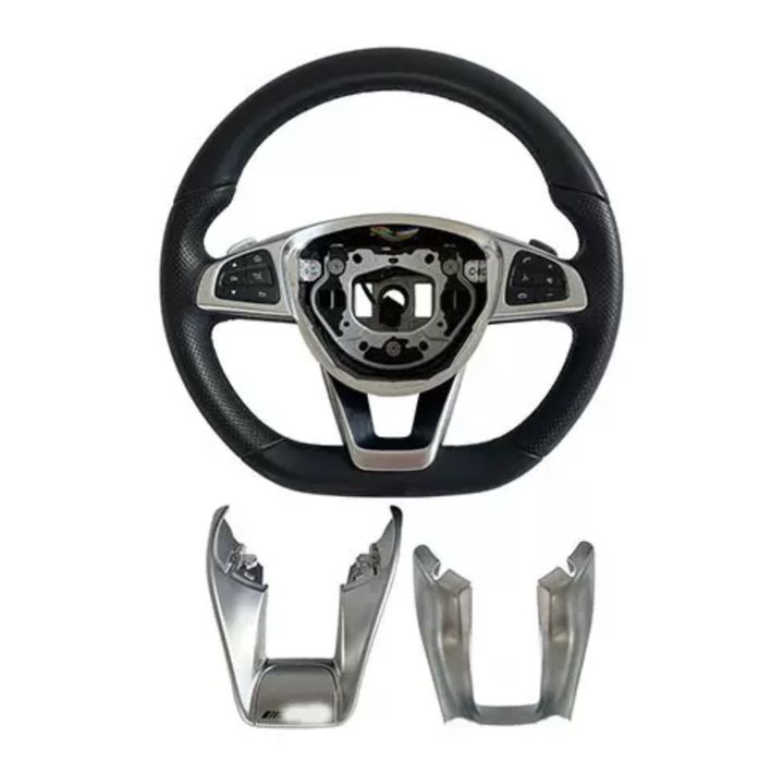 Trim Emblema Mercedes AMG Volan negru lucios