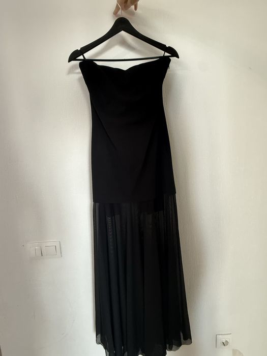 Платье Zara вечернее черное