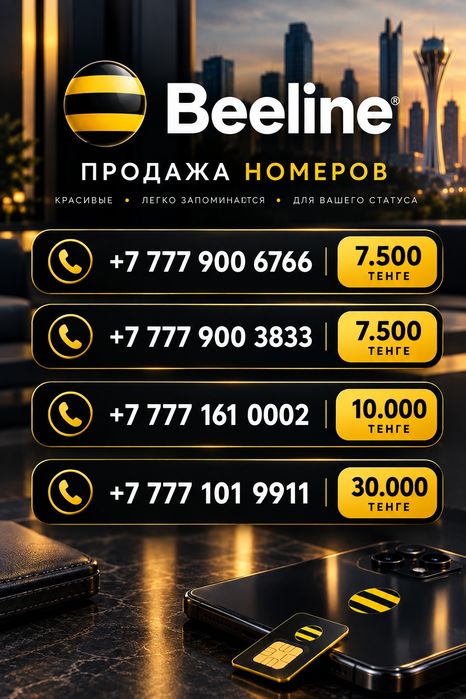 Красивые номера Beeline