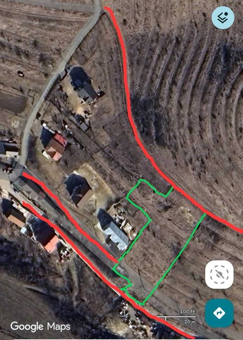 Teren intravilan Suceagu 2506mp, drum asfaltat, utilitati, bus, etc