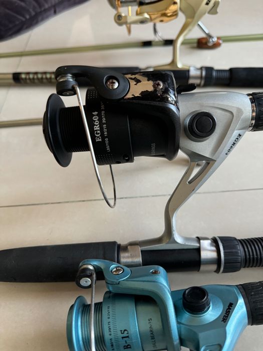 Въдици комплект за дъно и плувка с 5 макари | Fishing rods