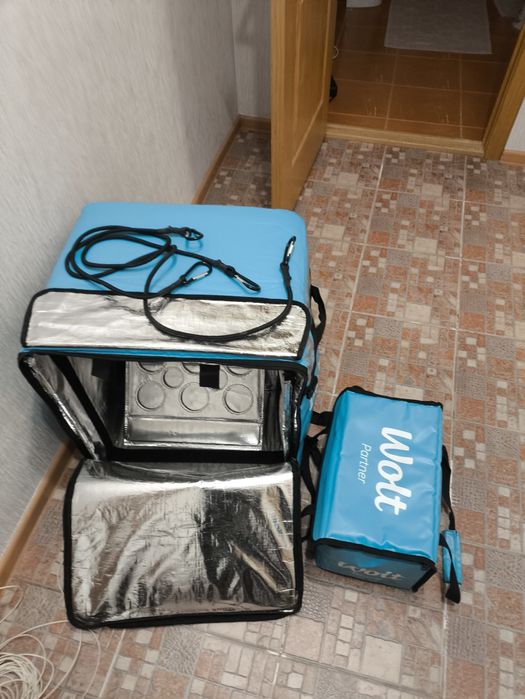 Wolt волт сумка  термокороб термосумка