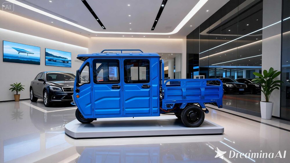 Triciclu electric 4 usi model T2 – 25km/h model 2026