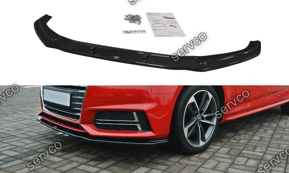 Prelungire bara fata Audi A4 B9 SLine S4 2015-2019 v2 - Maxton Design