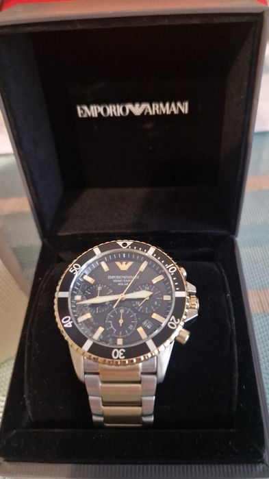 Ceas barbatesc Emporio Armani Chronograph 'World Explorer' AR11680