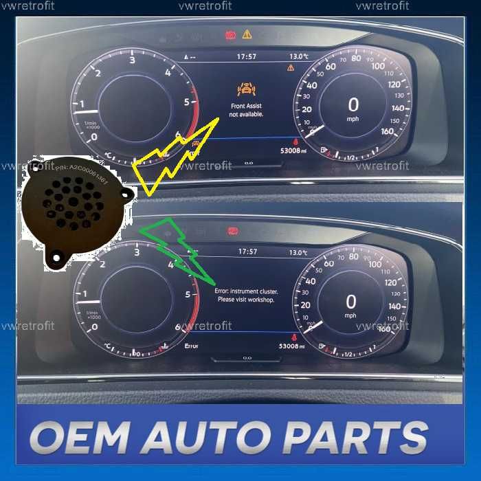 Difuzor Ceasuri Digitale VW Passat B8 Tiguan Arteon A2C00061361 Buzzer