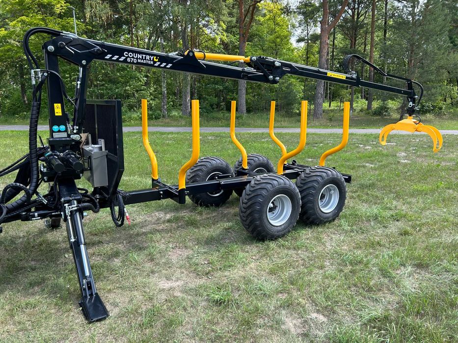 Специализиран кран за дърводобив 6.70 м с удължение и подарък ротатор