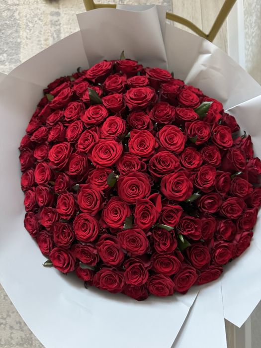 Букет 101 красные розы