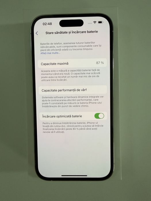 Iphone 14 Pro Silver 128gb Impecabil