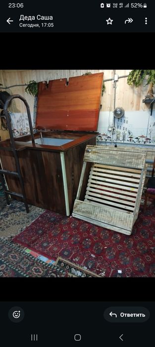 Купель из еврокуба