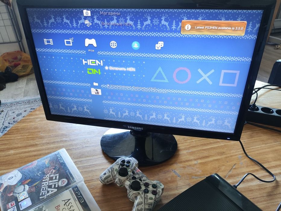 ps3 super slim прошитая с играми