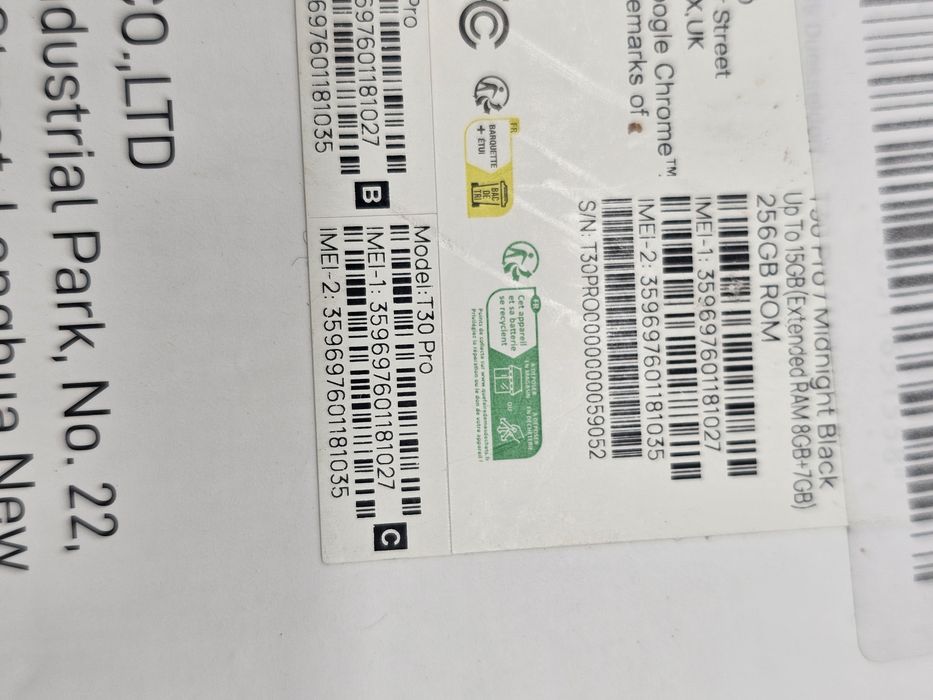 Tableta Doogee T30 PRO 8gb 256gb ! NU SE APRINDE