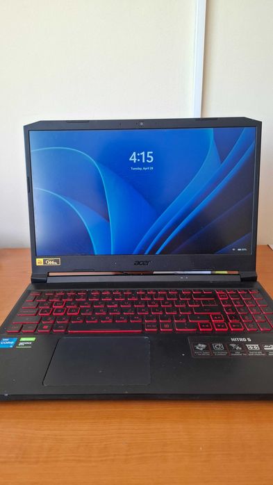 Acer Nitro 5 i5-11400H / GTX 1650 / 8GB RAM / 512GB SSD – много добро състояние
