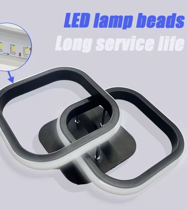 Plafonieră LED 12W cu iluminat dublu – NOUĂ, sigilată – 11,2 inch