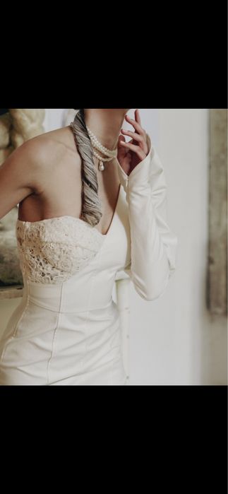 Дизайнерска официална, бална рокля - корсет