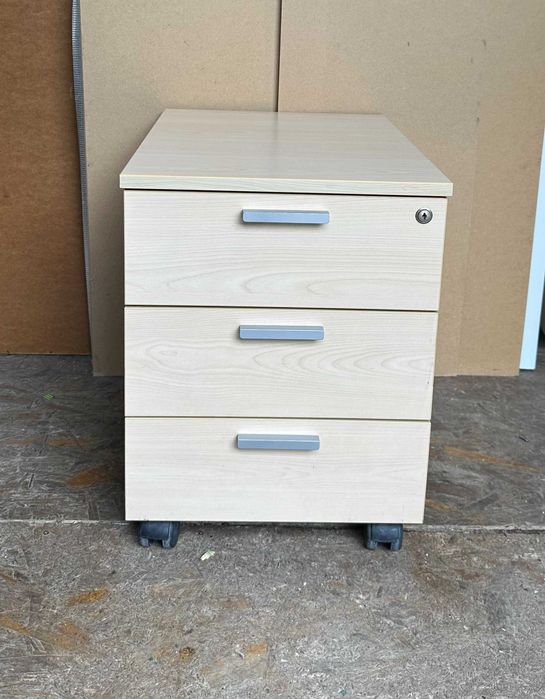 Stoc 100 buc Rollbox birou cu 3 sertare si rotile; Mic Dulap pentru birou; Fiset; Casetiera