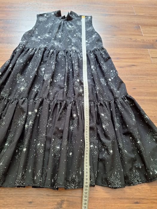 Rochie midi iHeart neagra cu stele