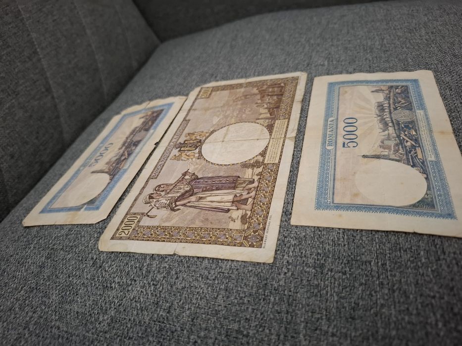 3 bancnote interbelice
