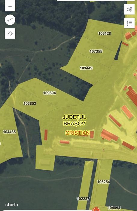 Teren extravilan pășune 6.000 mp – Cristian, Brașov