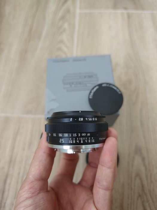 Obiectiv TTArtisan 25mm f/2 MF X-Mount Fuji