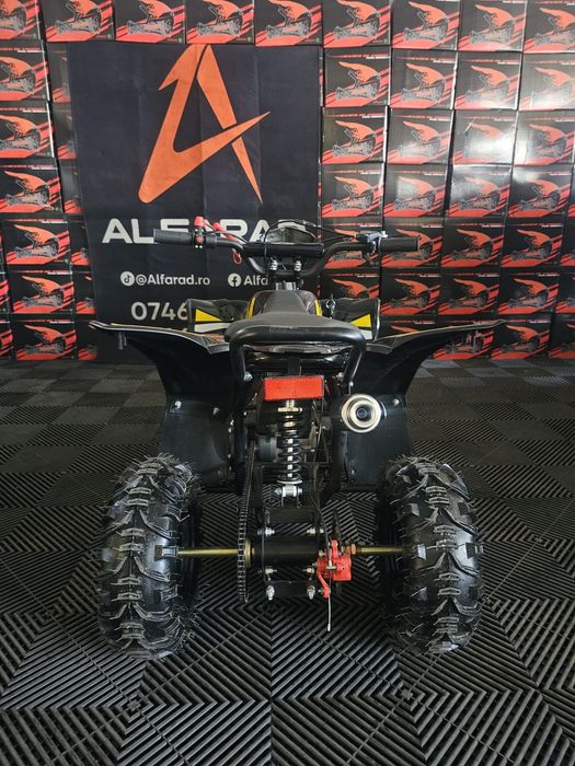 ATV KXD PRO Germany Raptor pentru copii, pe benzina de 49cc in 2 Timpi, roti 6 inch, se poate limita viteza, Nou adus din Germania