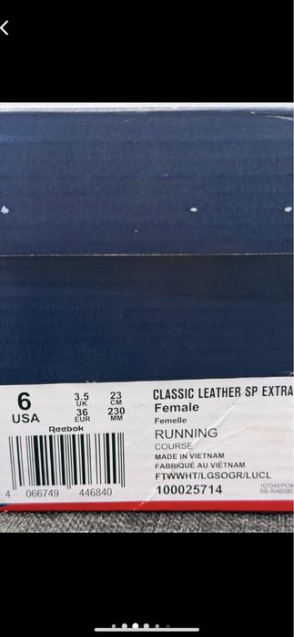 Reebok кроссовки 36 размер