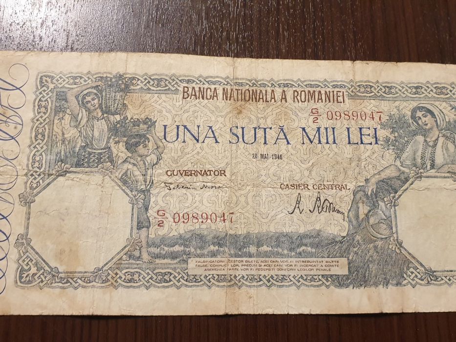 Bancnote vechi ,inclusiv perioada interbelică