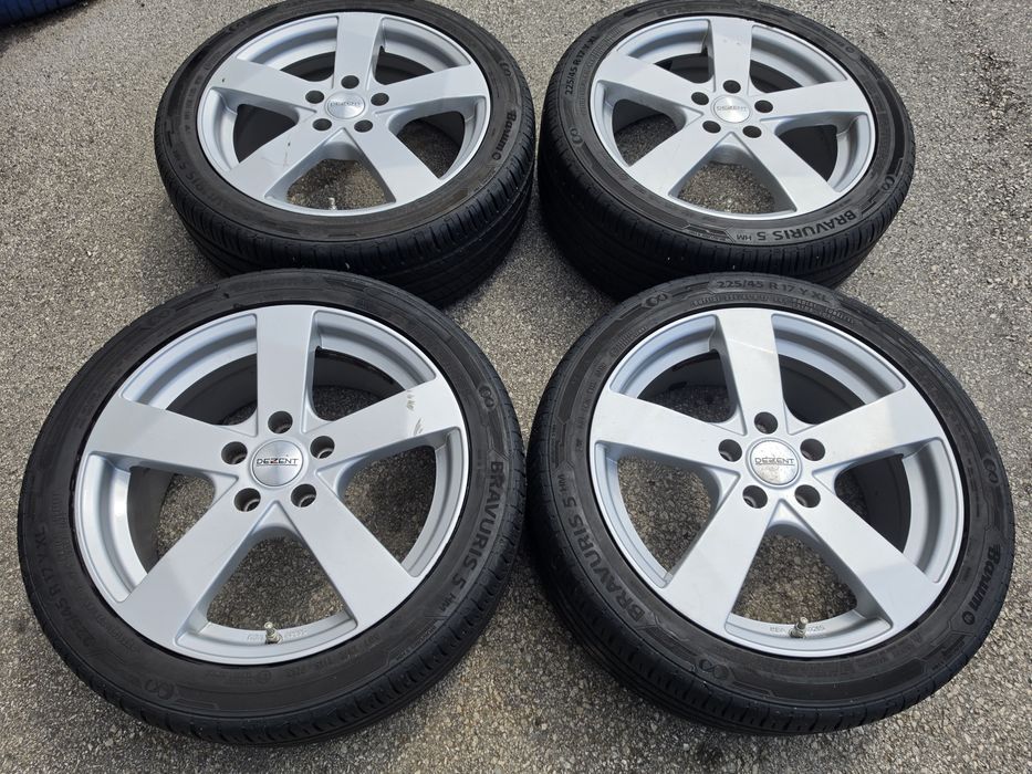 5х112/17 с гуми VW Audi Skoda Seat 5x112/17 Фолксваген Ауди Шкода Сеат