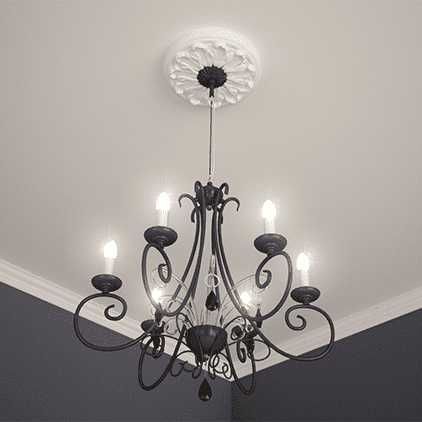 Rozete decorative pentru tavan – modele variate, prețuri competitive