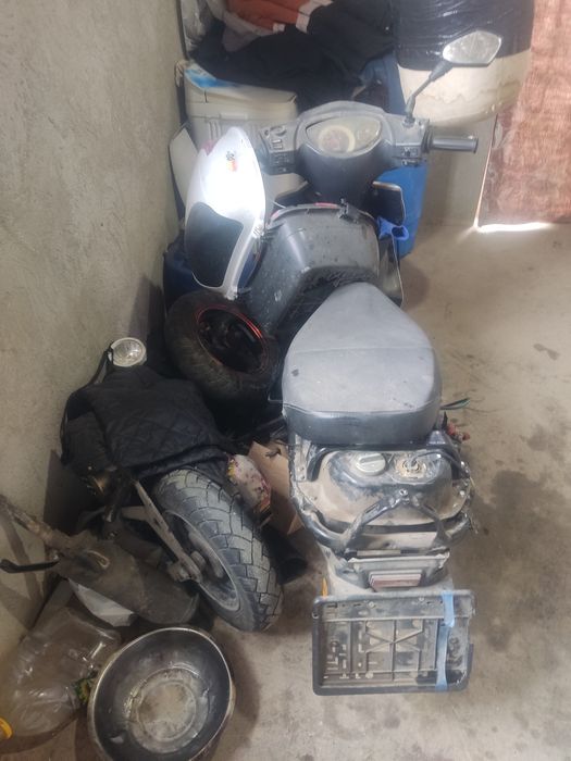 Мапед запчасти рама и пластик